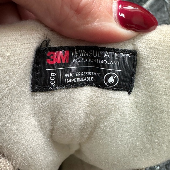 Field & Stream Thinsulate Water Resistance Boots Leather Upper Gray Tan Size 9 - Picture 9 of 12